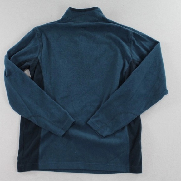Columbia Teal Fleece Quarter-Zip Pullover - Picture 2 of 9